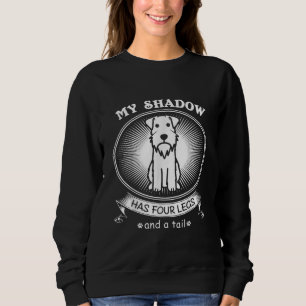 Sweatshirt Le Schnauzer Miniature Est Mon Chien Est Mon Ombre