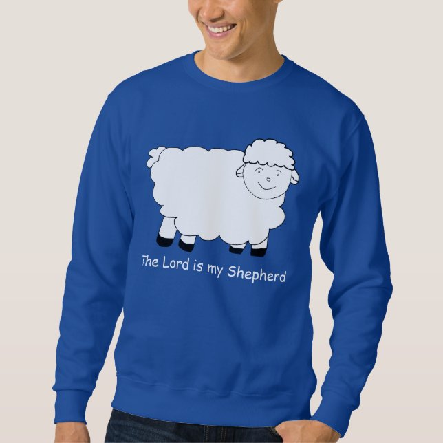 Sweatshirt Le seigneur est mon mouton de berger (Devant)