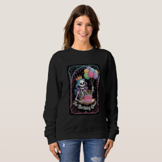 Sweatshirt Le Skeleton Queen Anniversaire Gothique Design