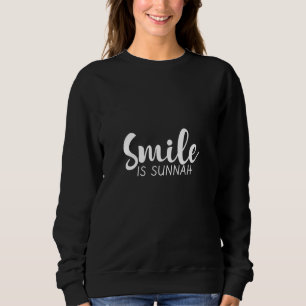 Sweatshirt Le sourire est sunnah