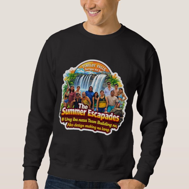 Sweatshirt Le souvenir ultime "J'aurais aimé être là" (Devant)