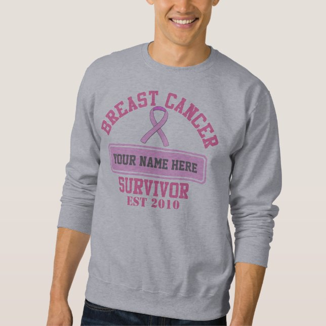 Sweatshirt Le survivant de cancer du sein ($29,95) LE (Devant)