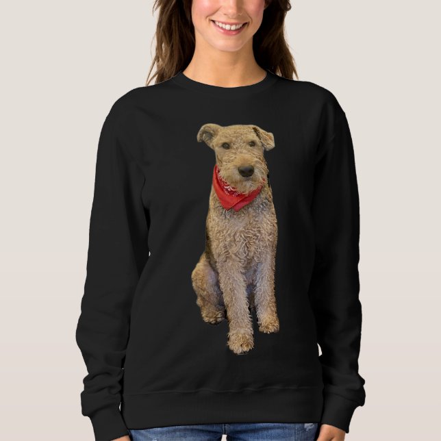 Sweatshirt Le sweat-shirt à l'Airedale obstiné (Devant)