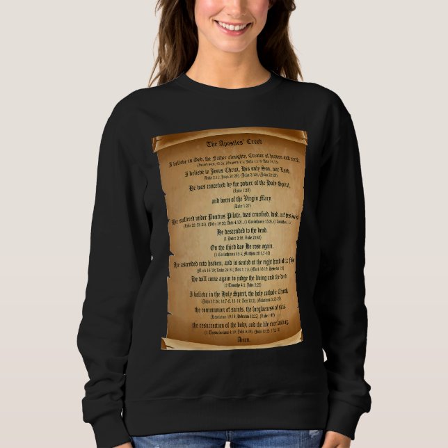 Sweatshirt Le Symbole des Apôtres (Devant)