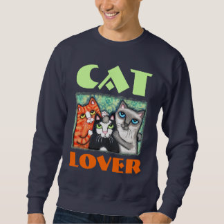 Sweatshirt Le T-shirt de l'amoureux des chats