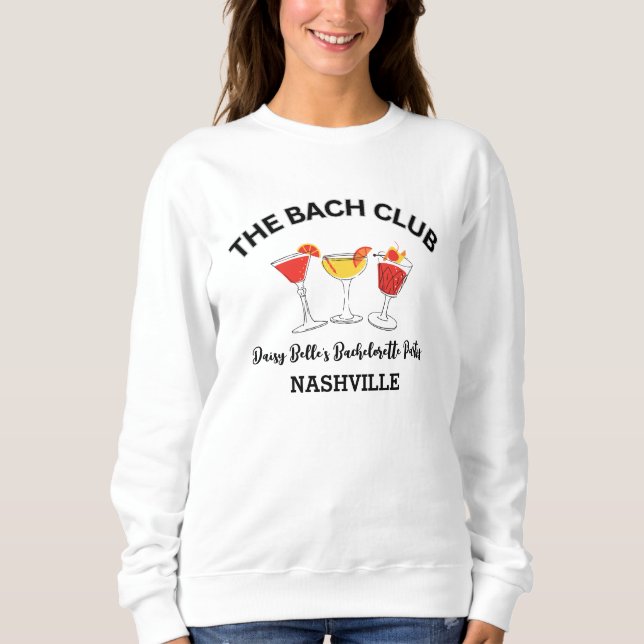 Sweatshirt Le T-Shirt du Club Bach (Devant)