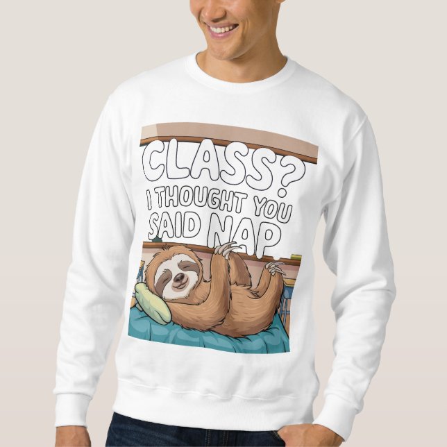 Sweatshirt Le Tee Parfait pour les amateurs de sieste ! T-shi (Devant)