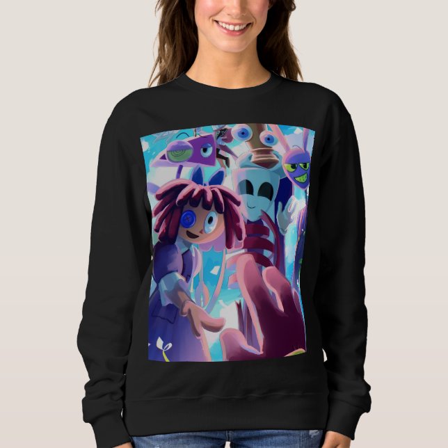 Sweatshirt Le tee-shirt Amazing Digital Circus (Devant)