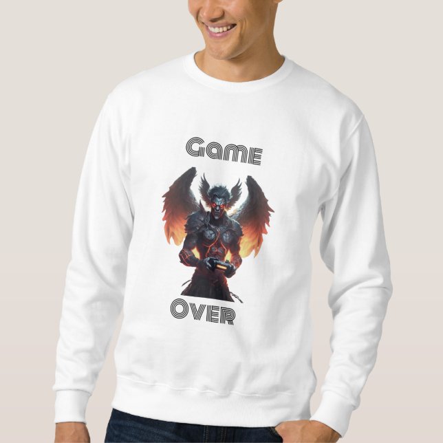 Sweatshirt "Le terrain de jeu du diable : le dilemme de ma ch (Devant)