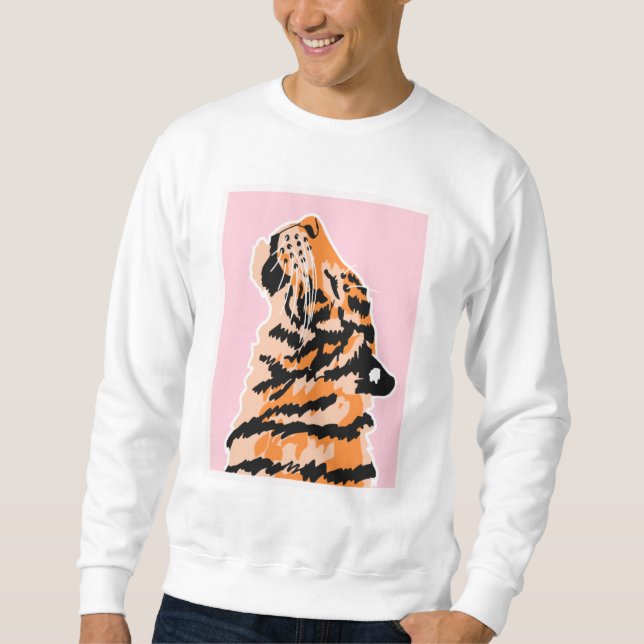 Sweatshirt Le Tiger Rizz (Devant)