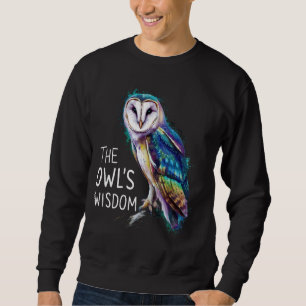 Sweatshirt Le tipi graphique de la sagesse du hibou
