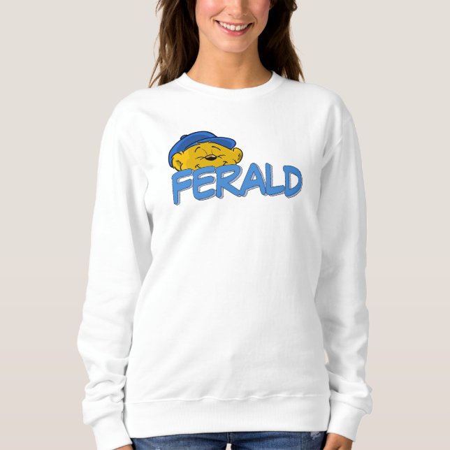 Sweatshirt Le visage et le nom de Ferald (Devant)