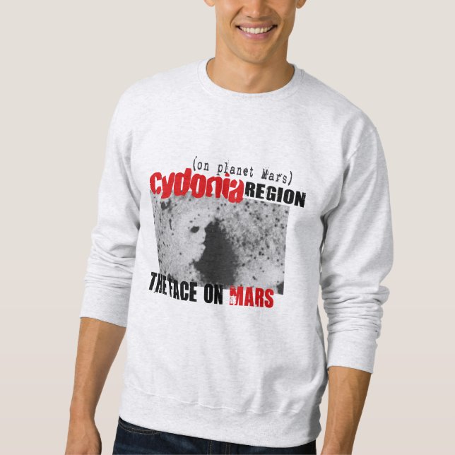 Sweatshirt Le visage humain sur la planète Mars (Devant)