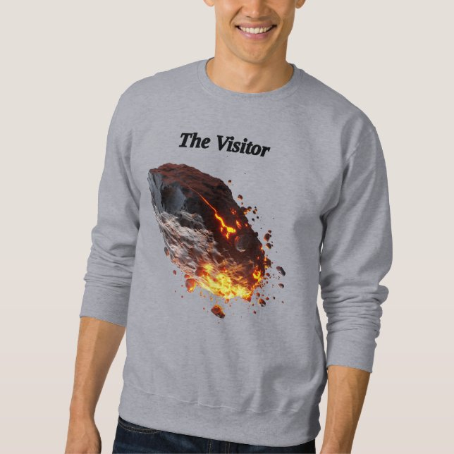 Sweatshirt "Le visiteur" Space Rock de l'espace (Devant)