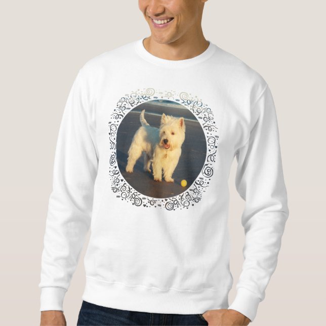 Sweatshirt Le Westies et l'océan (Devant)