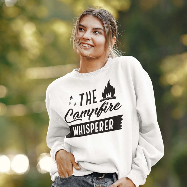 Sweatshirt Le Whisperer du feu de camp (campfire whisperer sweatshirt)