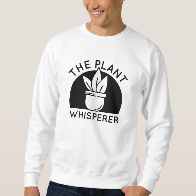 Sweatshirt Le Whisperer Plante (Devant)