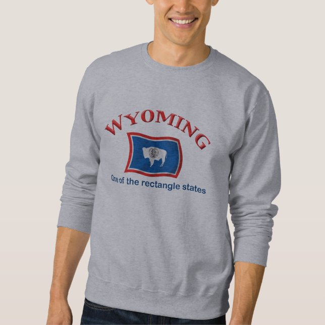 Sweatshirt Le Wyoming - un état de rectangle (Devant)