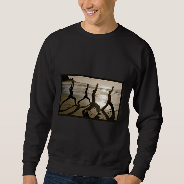 Sweatshirt Le yoga est la vie 1 (Devant)