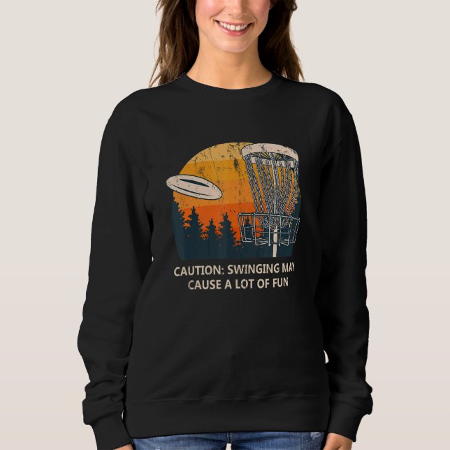 Sweatshirt L'Échange De Disque Causes Un Lot Disque Amusant G (Devant)