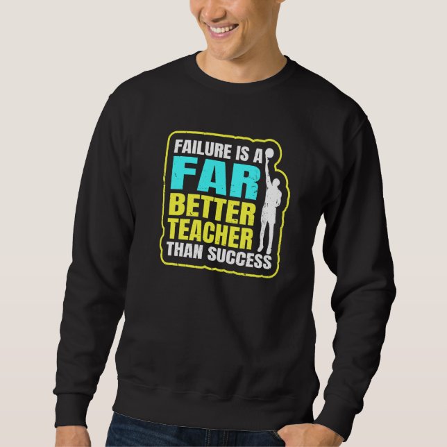 Sweatshirt L'Échec De L'Équipe Sport Net De Basketball Est Bi (Devant)