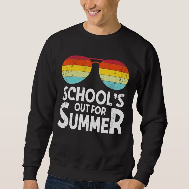Sweatshirt L'école de fin d'année pour l'été Dernier (Devant)