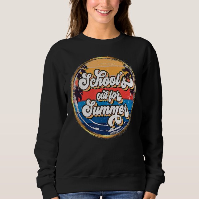 Sweatshirt L'école de fin d'année pour l'été Dernier (Devant)
