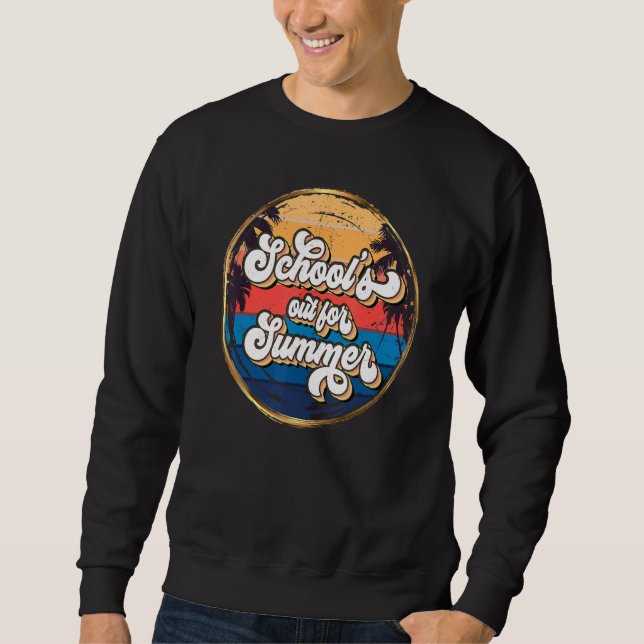 Sweatshirt L'école de fin d'année pour l'été Dernier (Devant)
