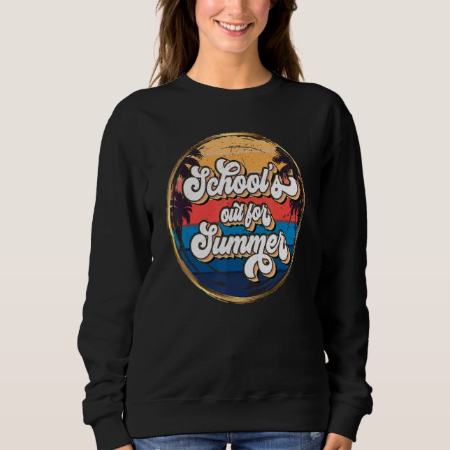Sweatshirt L'école de fin d'année pour l'été Dernier (Devant)
