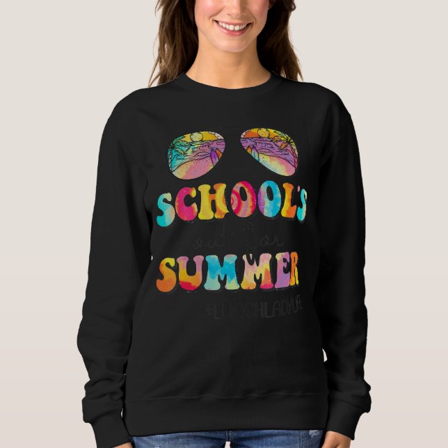 Sweatshirt L'école est dehors pour les lunettes de soleil d'é (Devant)