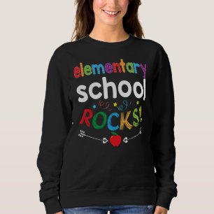 Sweatshirt L'école primaire Rocks Étudiant De Retour À