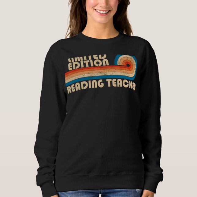 Sweatshirt LECTURE ENSEIGNANT Funny Titre du travail Professi (Devant)