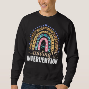 Sweatshirt Lecture Intervention Arc-en-ciel Étudiant Retour