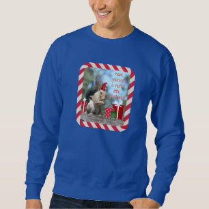 Sweatshirt L'écureuil mignon de Noël, ont Noël à noix ! !