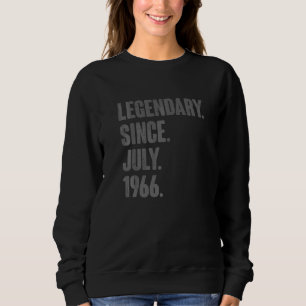 Sweatshirt Légendaire depuis juillet 1966 56 ans 56e annivers