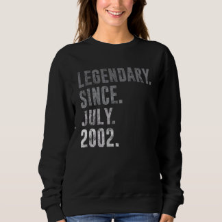 Sweatshirt Légendaire depuis juillet 2002 20e anniversaire Vi
