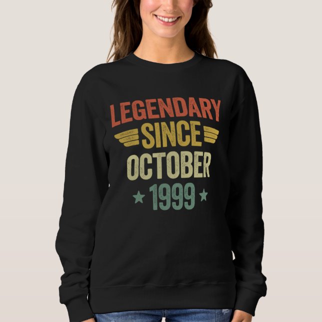Sweatshirt Legendary Since October 1999 (Devant)