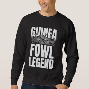 Sweatshirt Légende de la poule pintade oiseau