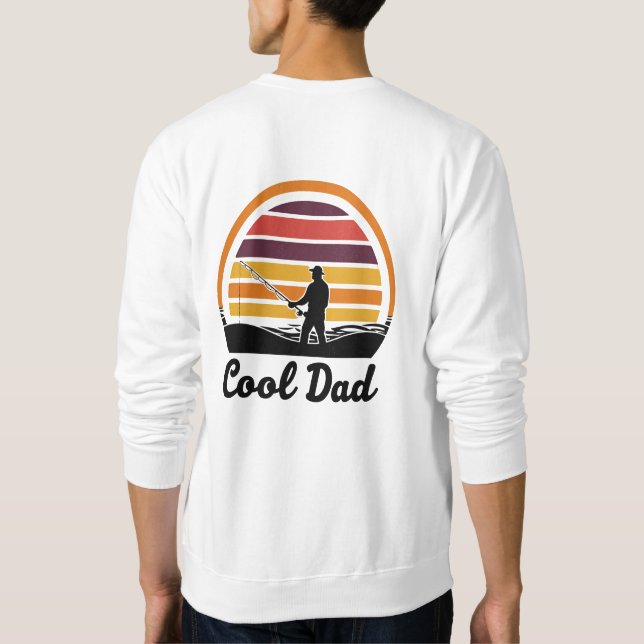 Sweatshirt Légende de pêche - Reel Cool Papa Retro (Dos)