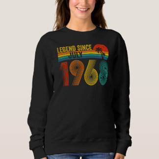 Sweatshirt Légende depuis juillet 1968 54e anniversaire 54 an