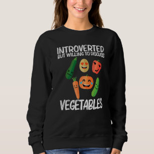 Sweatshirt Légumes pour hommes femmes nourriture mode de vie