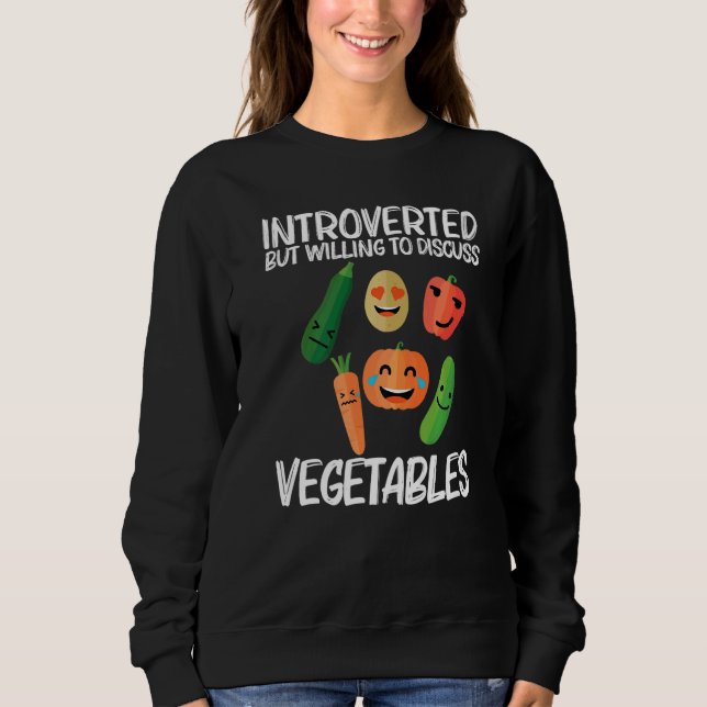 Sweatshirt Légumes pour hommes femmes nourriture mode de vie  (Devant)