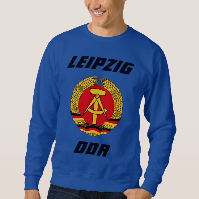 Sweatshirt Leipzig, DDR - Deutsche Demokratische Republik (Devant)
