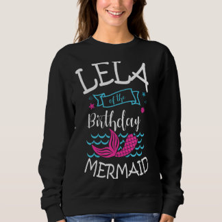 Sweatshirt Lela De L'Anniversaire Fête De L'Anniversaire De L