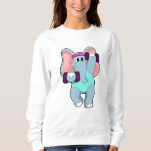 Sweatshirt L'éléphant à l'état de force avec les cloches