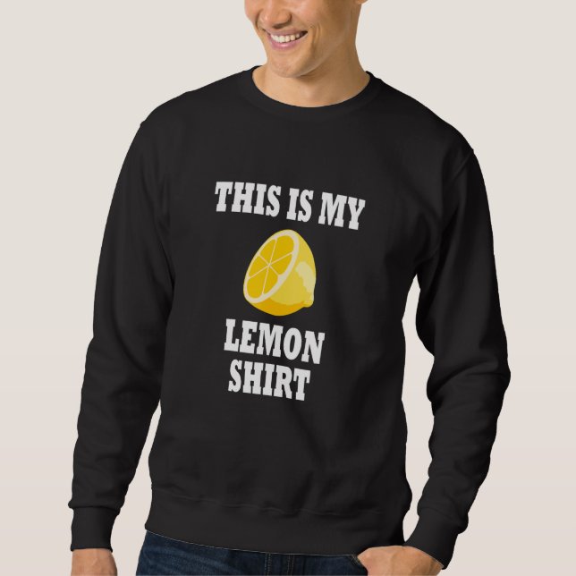 Sweatshirt Lemon Citrus Fruits Exotic Lemon Juice (Devant)