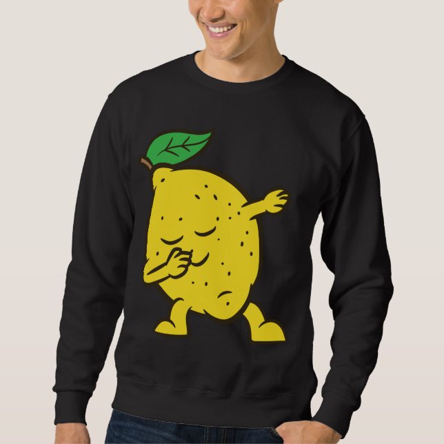 Sweatshirt Lemon Dabbing Lemon Fruit Love Lemons (Devant)