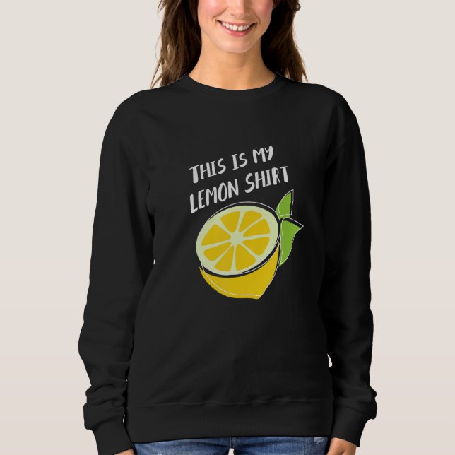 Sweatshirt Lemonade Fruits d'été Faune Jus de citron (Devant)