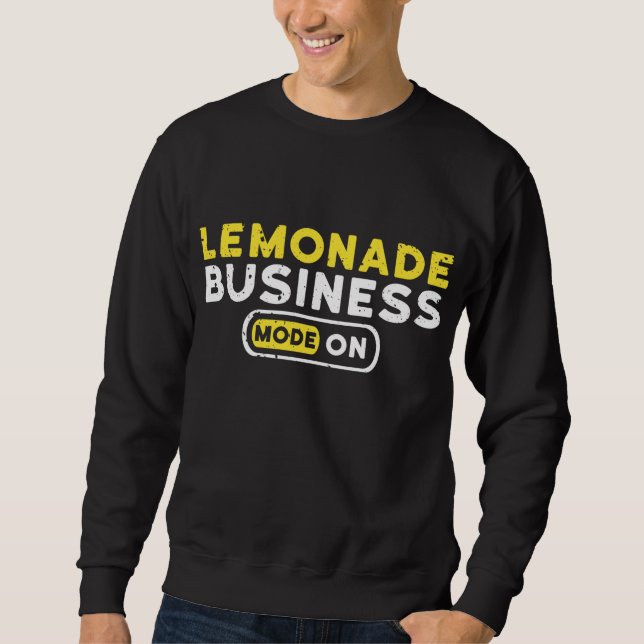 Sweatshirt Lemonade Mode Entreprise Sur Fruit Été Jus De Citr (Devant)