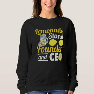 Sweatshirt Lemonade Stand Fondateur Et Pdg Pour Citron Juice